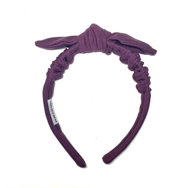 diadema lazo ciruela - Imagen 2