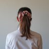 maxi scrunchie satén rosa viejo